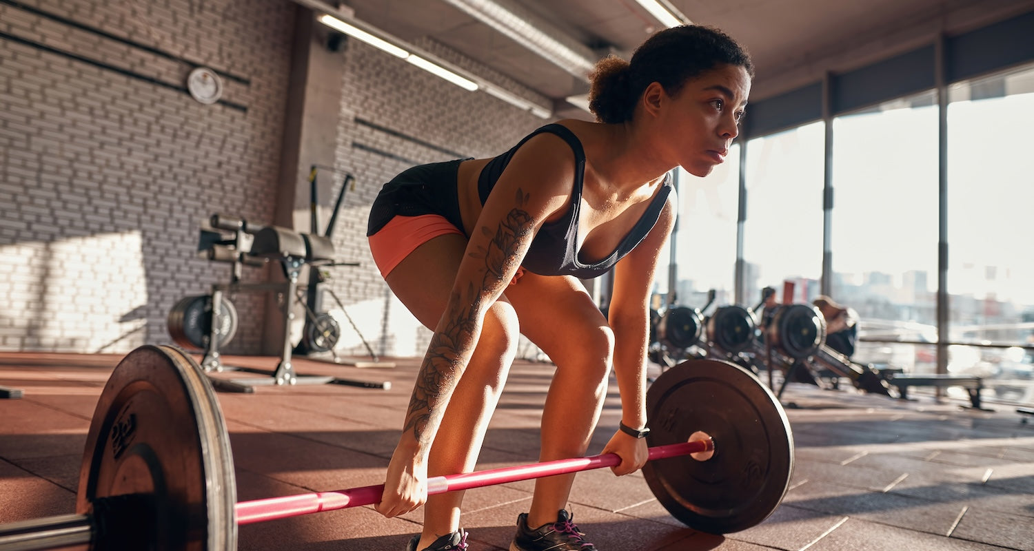 Woman dead lifting