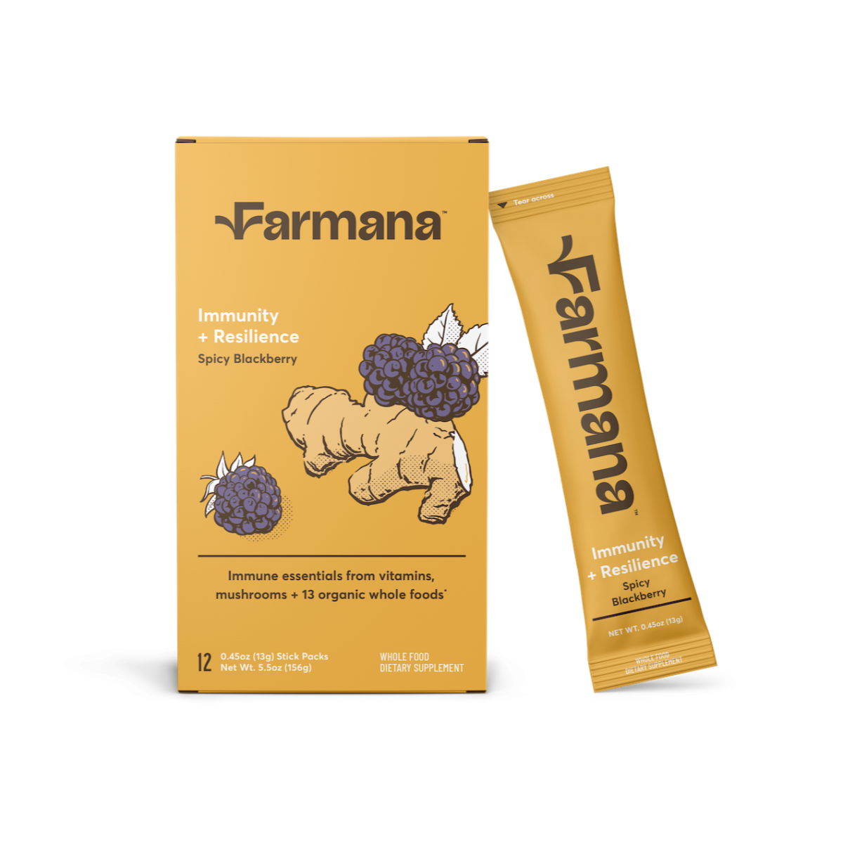 Farmana Immunity + Resilience, Immune Support Drink Mix